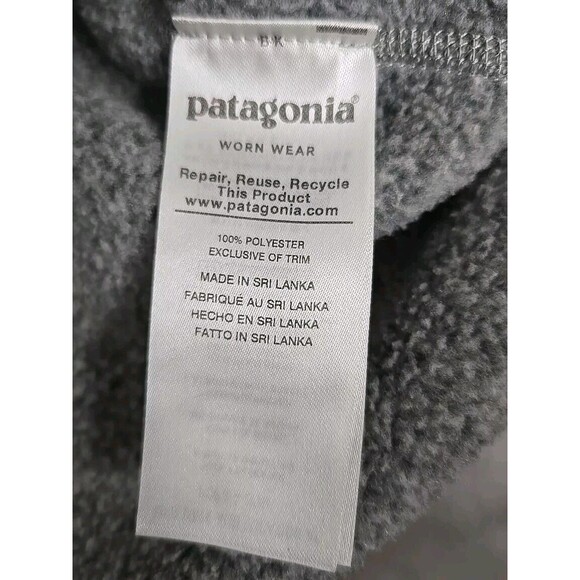 Patagonia Better Sweater Fleece Vest Heathered Gray Men's Size M VGUC - Picture 7 of 9